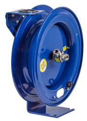 EZ-P-BLL-350 by Coxreels | P Pure Flow Series | 300 PSI EZ-Coil Safety Spring Driven Hose Reel for Breathing Air & Clean Fluids | 3/8" Hose ID, 3/8" FNPT Inlet | Steel | 50ft Capacity, Hose Not Included