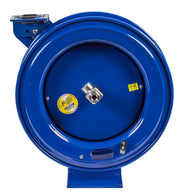 EZ-P-BHL-350 by Coxreels | P Pure Flow Series | 6,000 PSI EZ-Coil Safety Spring Driven Hose Reel for Breathing Air & Clean Fluids | 3/8" Hose ID, 3/8" FNPT Inlet | Steel | 50ft Capacity, Hose Not Included