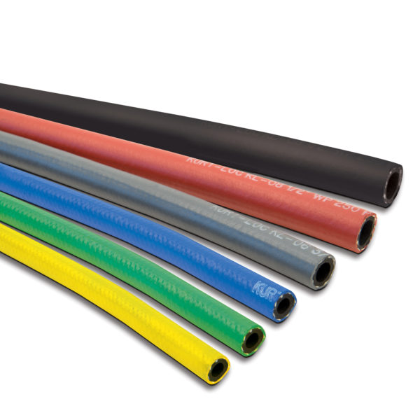 KH-408398 by Kurt Hydraulics | KURT-LOC MULTIPURPOSE HOSE | 0.50in ID x 0.75in ID | 250 MAWP | Air and Multipurpose Hose with Nitrile Tube and Nitrile Cover | Black | 250ft Reel