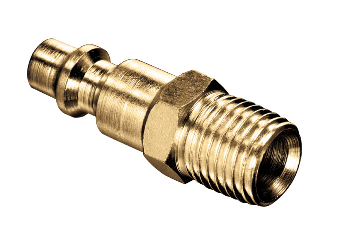 QDAP-6MP by Kuriyama | Industrial Quick Disconnect Coupling | QDAP-MP Series | 1/4" Body Size x 3/8" Male NPTF | Plug | Brass