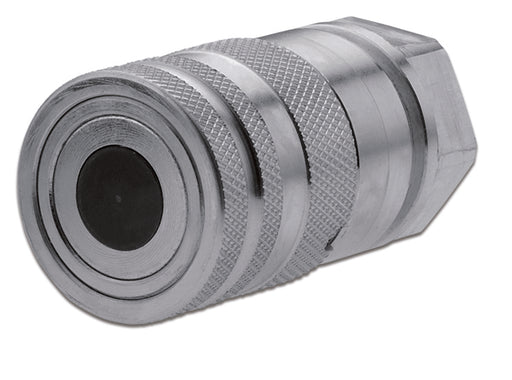 QFF-1616-FORB ARGUS by Kuriyama | Hydraulic Quick Disconnect Coupling | QF Series | Flat Face Standard ISO 16028 | -16 ISO 16028 x -16 Female SAE ORB | Socket | Galvanized Steel