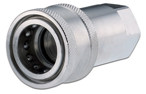 QPF-1616-FNPR ARGUS by Kuriyama | Hydraulic Quick Disconnect Coupling | QP Series | Industry Standard Poppet ISO 5675 | -16 ISO 5675 x -16 Female NPTF | Socket | Galvanized Steel
