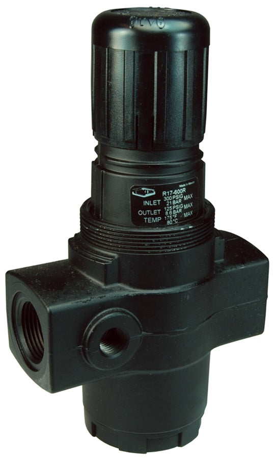 R17-600R by Dixon Valve | R17 Series 1 | Jumbo Regulator | 3/4" Port Size | 440 SCFM | without Gauge | 5-125 PSI Pressure Range