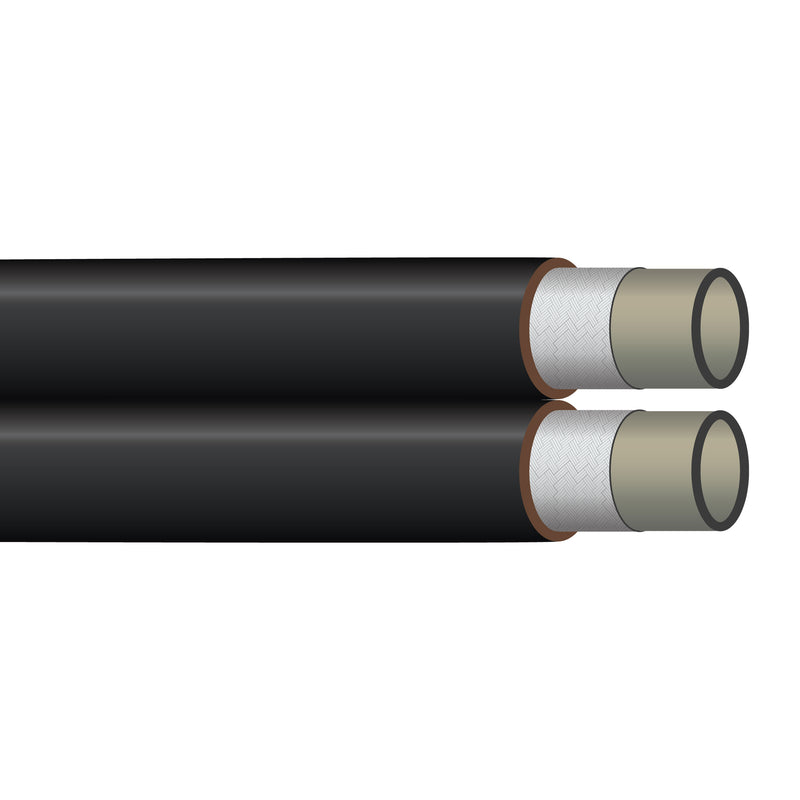 R7-05-TW by Kurt Hydraulics | R7 Series | 0.3125in ID x 0.585in ID | 2500 MAWP | Thermoplastic Hydraulic Hose with Polyester Tube and Polyurethane Cover | SAE 100R7 | Black | 250ft Reel