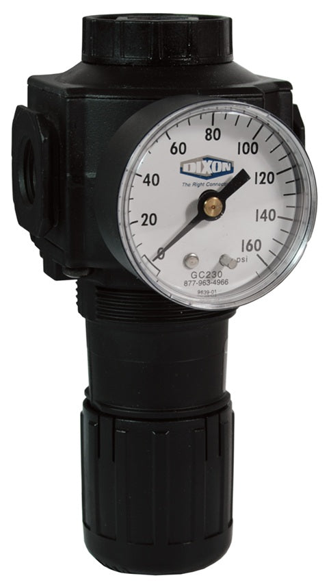 R74G-6RG by Dixon Valve | R74G Series 1 | Standard Regulator | 3/4" Port Size | 220 SCFM | with Gauge | 5-150 PSI Pressure Range