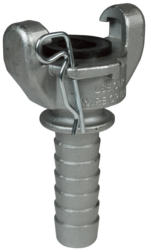RAMH Air King® by Dixon Valve | Pneumatic Fitting | 2-Lug Hose End | Chicago Style x 3/8" Hose ID | 316 Stainless Steel
