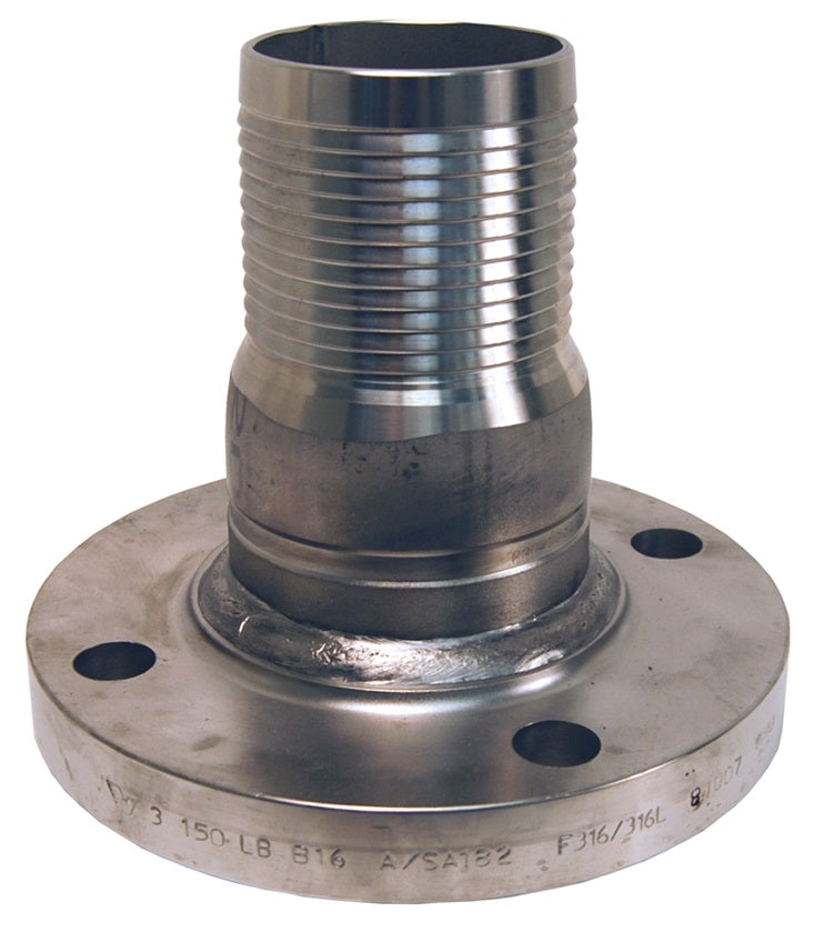 RFST20 by Dixon Valve | Flanged King Combination Nipple | 1-1/2" 150# ASA Flange x 1-1/2" Hose ID | 316 Stainless Steel