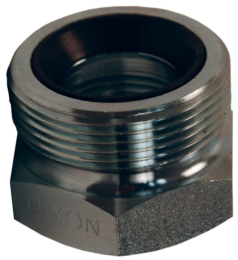 RGB23 by Dixon Valve | Boss® Ground Joint | Female Spud | 1-1/2" Female NPT x Wing Nut Thread | 316 Stainless Steel
