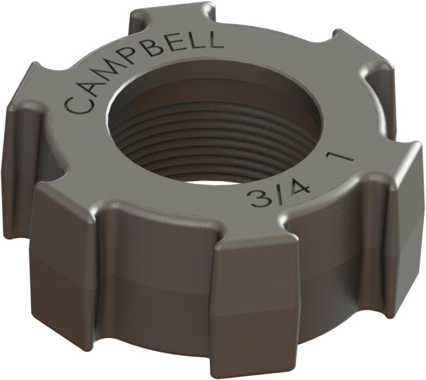 RHN-3 by Campbell Fittings | Low Profile Swivel Nut | 3/4" & 1" Hose Size | Ductile Iron