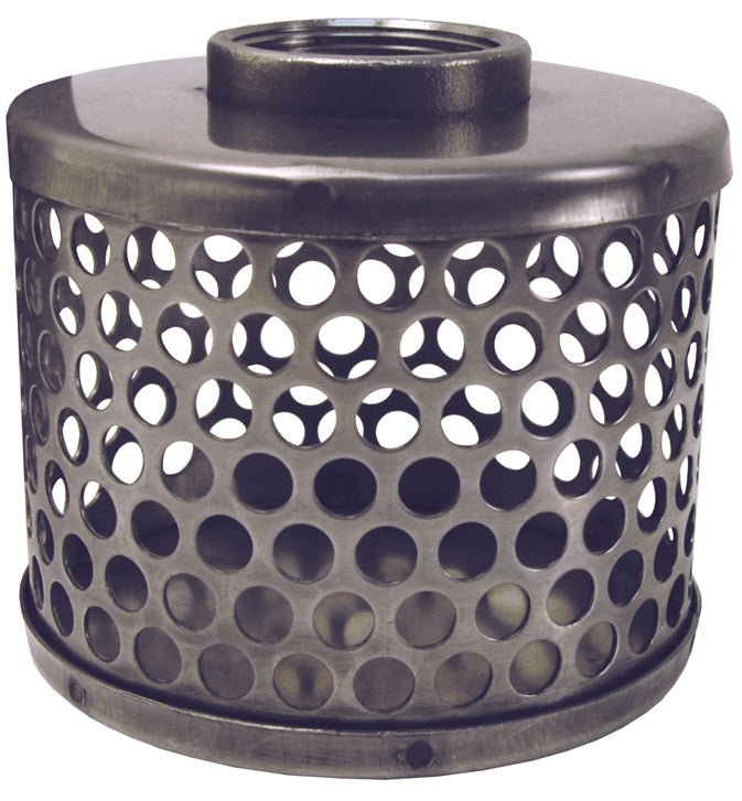 RRHS60 by Dixon Valve | Round Hole Strainer | 6" Female NPSM | 304 Stainless Steel