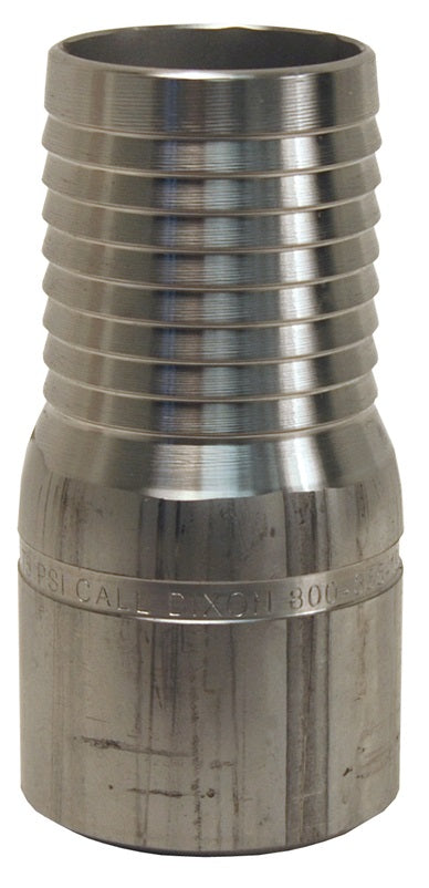 RSTB30 by Dixon Valve | King Combination Nipple | Beveled End | 2-1/2" Beveled End x 2-1/2" Hose ID | 316 Stainless Steel
