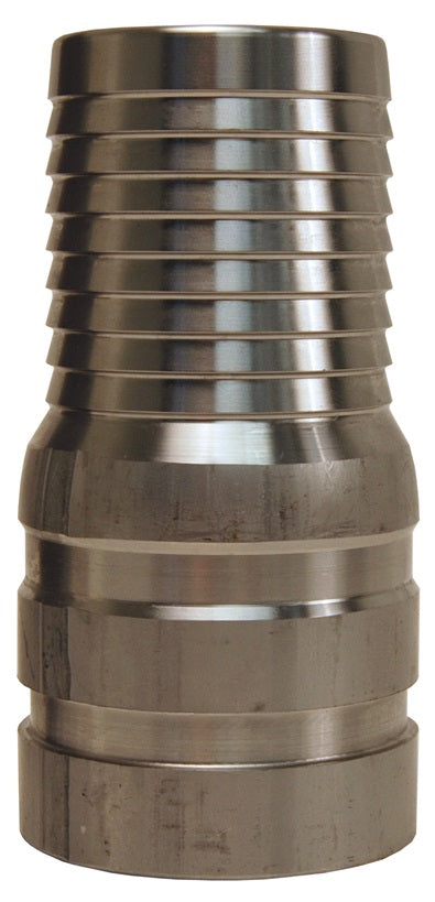 RSTV20 by Dixon Valve | King Combination Nipple | Grooved End | 1-1/2" Grooved End x 1-1/2" Hose ID | 316 Stainless Steel