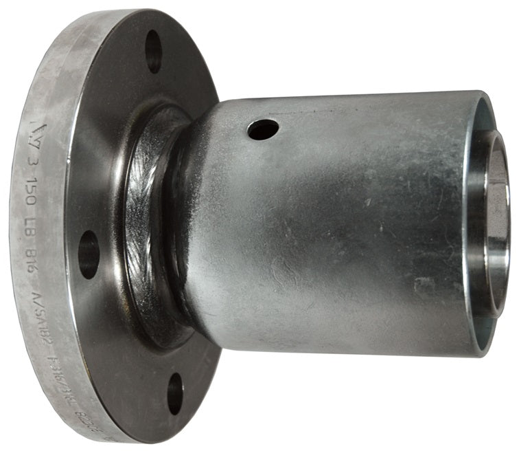 R32P3SOR15 by Dixon Valve | Holedall® External Swage | Fixed Flange Assembly | 2" Hose ID | Hose OD: From 2-49/64" to 2-56/64" | 316 Stainless Steel
