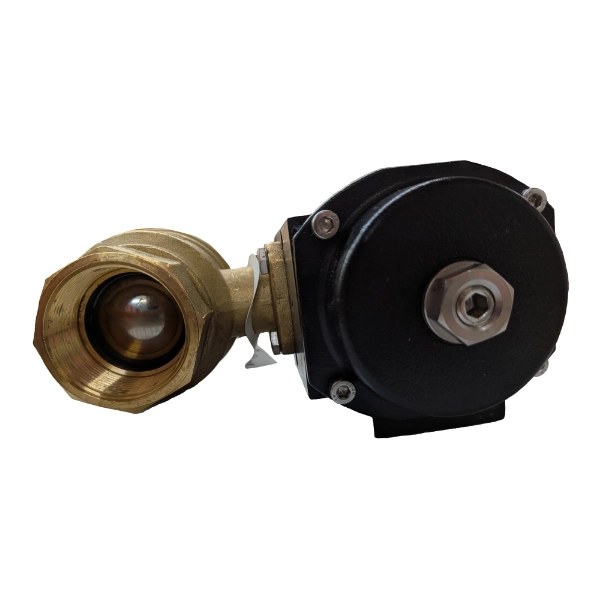 EA3D64H39A by RuB Inc. | Standard Actuation Kit | S64(39)LT Low Torque Ball Valve & EA Double Acting Pneumatic Actuator | Size 1-1/2" | Brass