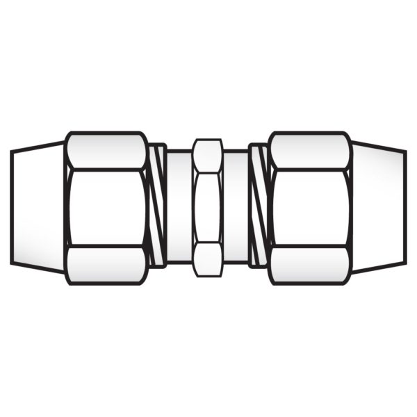 770038 by Kurt Hydraulics | Rubber Hose Air Brake Complete Union | Hose Mender | 3/8" Hose to 3/4-20" Pipe