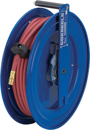 SL17L-L350 by Coxreels | S Series | 300 PSI Left Side Mount Spring Driven Hose Reel | 3/8" Hose ID, 3/8" FNPT Inlet | Steel | 50ft Capacity, Hose Not Included