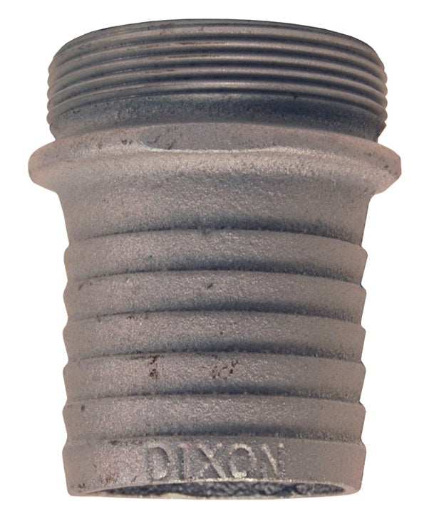 S25 by Dixon Valve | King Short Shank Suction Hose Coupling | Male Fitting | 2" Male NPSM x 2" Hose ID | Plated Iron