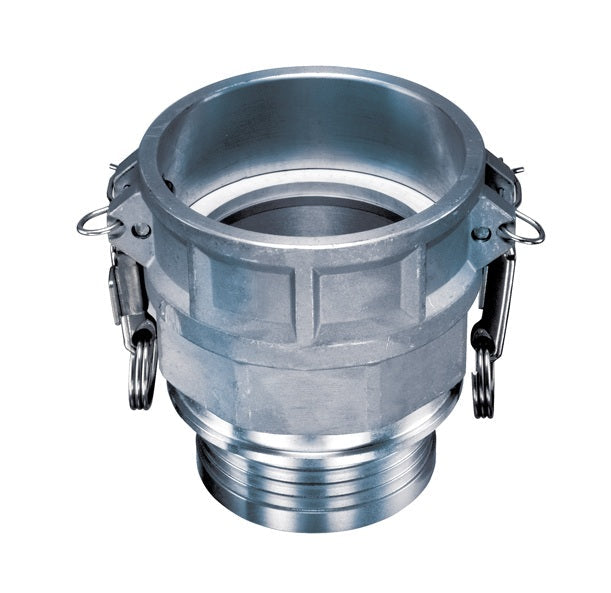 SCAL-C400 by Kuriyama | SCAL-C Series | Part C | Cam & Groove Swivel Adapter | 4" Coupler x 4" Hose Barb | Aluminum
