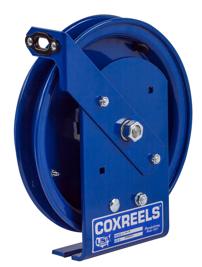 SDL-50 by Coxreels | SD Series | Spring Driven Static Discharge Cable Reel | Steel | 50ft Capacity, Cable Not Included