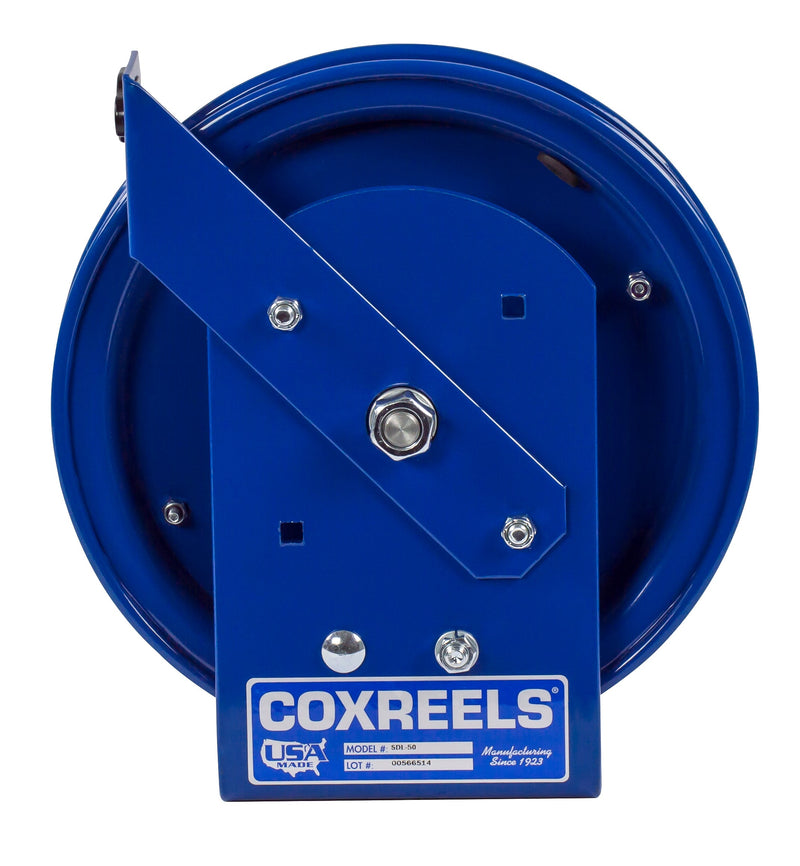 EZ-SDL-100 by Coxreels | EZ-SD Series | EZ-Coil Safety Spring Driven Static Discharge Cable Reel | 5/32" Cable | Steel | 100ft Capacity, Cable Not Included