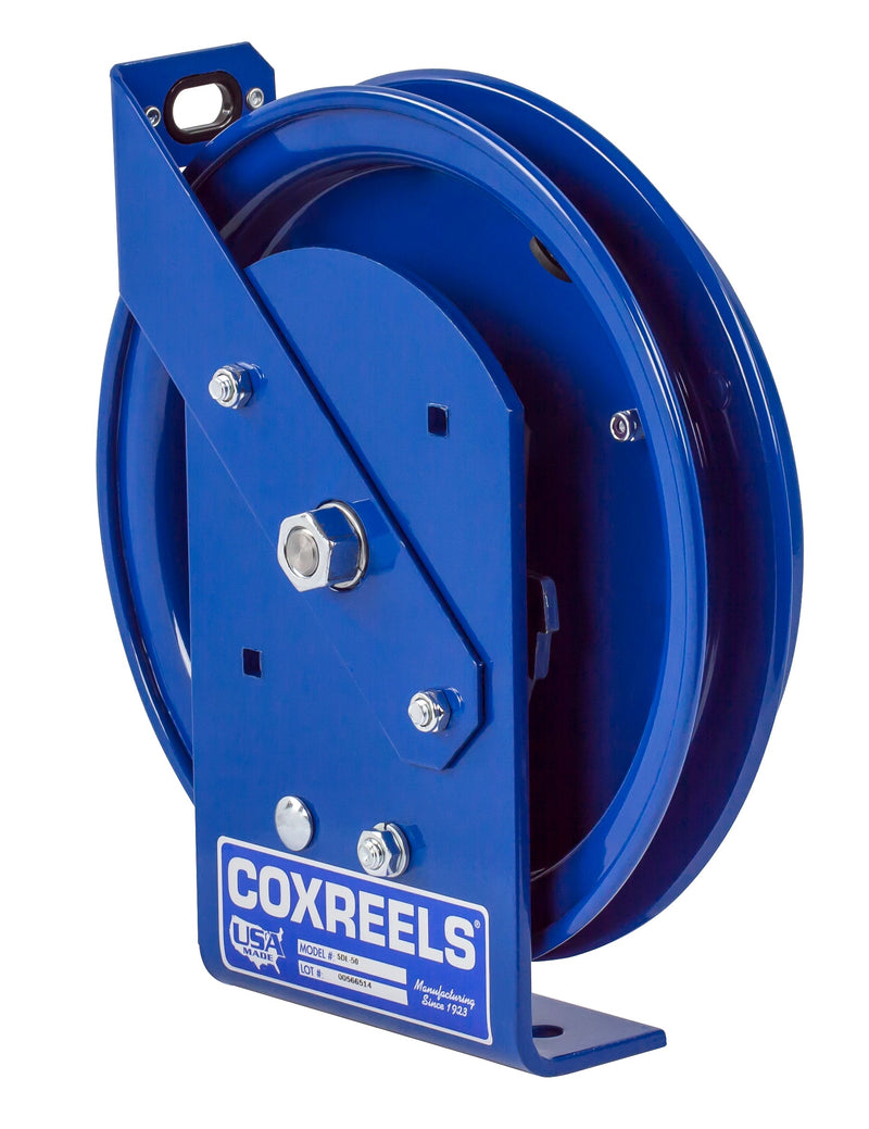 SDL-50 by Coxreels | SD Series | Spring Driven Static Discharge Cable Reel | Steel | 50ft Capacity, Cable Not Included