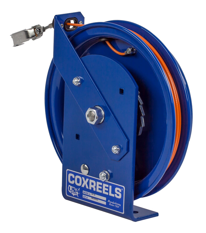 SD-100 by Coxreels | SD Series | Spring Driven Static Discharge Cable Reel | Steel | 100ft Cable Included