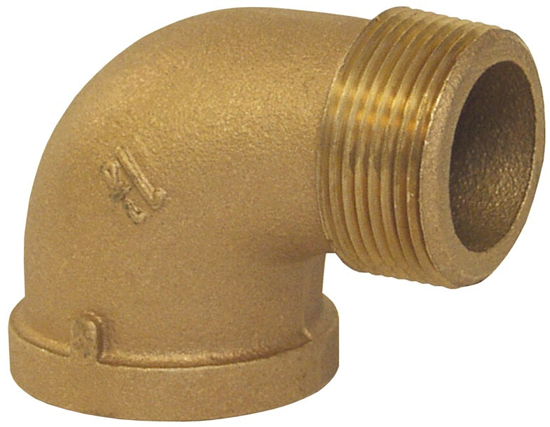 SE9020B by Dixon Valve | 90° Street Elbow | 2" Male NPT x 2" Female NPT | 125# Brass