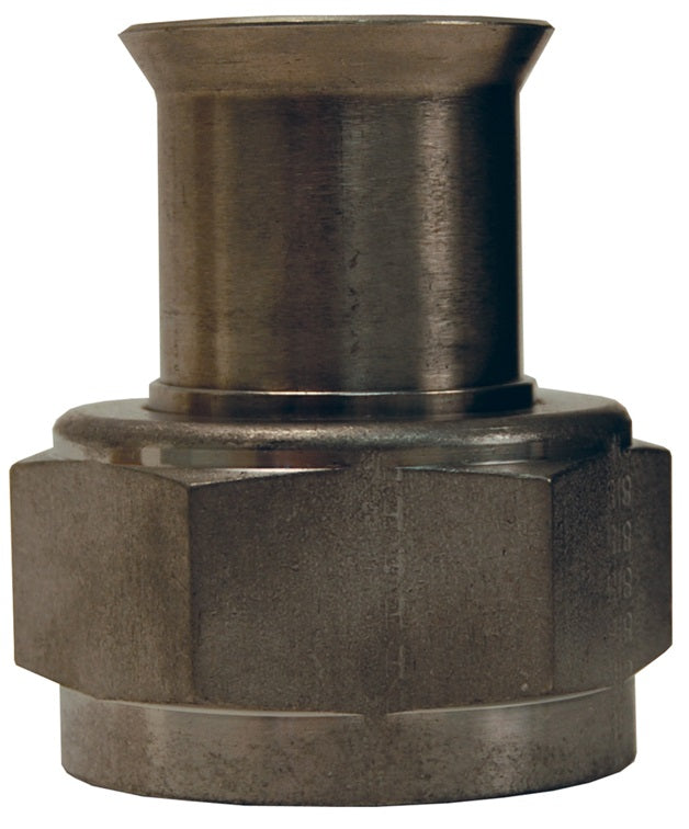 SFMF1250 by Dixon Valve | Weld End Metal Hose Fitting | 1-5/8" Female SAE 37° JIC x 1-1/4" Tube OD | 304 Stainless Steel Nut & Sleeve