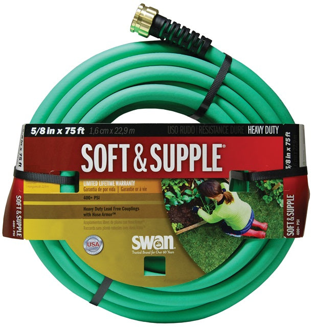 SGH75 by Dixon Valve | Rubber Vinyl Garden Hose | 5/8" | 75ft Length