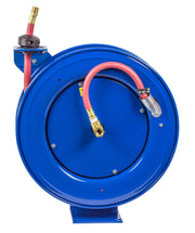 SH-N-450 by Coxreels | SH Series | 300 PSI Spring Driven Hose Reel | 1/2" Hose ID, 1/2" FNPT Inlet x 1/2" MNPT Hose End | Steel | 50ft PVC Hose Included