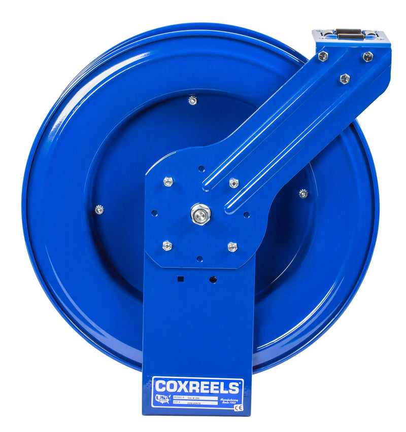 MPL-N-435 by Coxreels | SH Series | 2,500 PSI Spring Driven Hose Reel for Air, Water & Oil | 1/2" Hose ID, 1/2" FNPT Inlet | Steel | 35ft Capacity, Hose Not Included