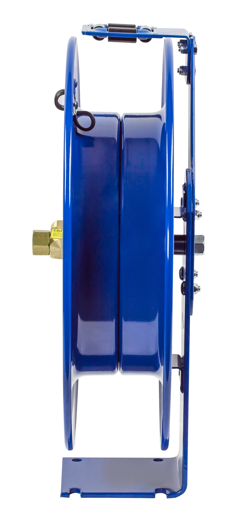 MPL-N-440 by Coxreels | SH Series | 2,500 PSI Spring Driven Hose Reel for Air, Water & Oil | 1/2" Hose ID, 1/2" FNPT Inlet | Steel | 35ft Capacity, Hose Not Included