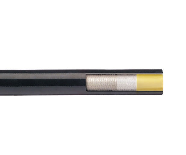 SHBK-MM08X600 Piranha® by Kuriyama | SHBK Series | Jetting Line Hose Assembly | 4000 PSI | 1/2" ID | 0.87" OD | 1/2" Male NPTF x 1/2" Male NPTF | Black | 600ft Length