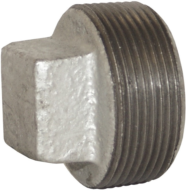 SHP100G by Dixon Valve | Square Head Plug | 1" Male NPT | 150# Galvanized Iron