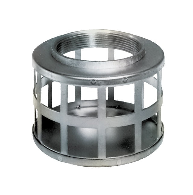 SHS600 by Kuriyama | SHS Series | Square Hole Strainer | 6" Size | Zinc Plated Steel