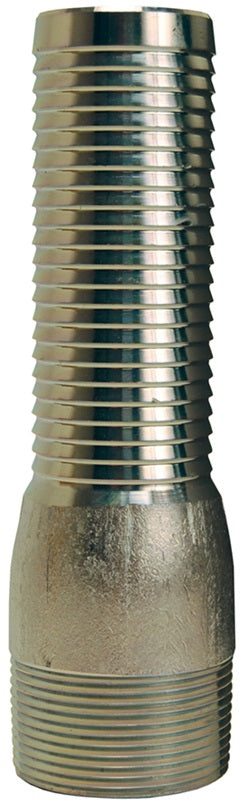 SK46 by Dixon Valve | Super King Long Shank Hose Coupling | Male Fitting | 4" Male NPT x 4" Hose ID | Plated Steel