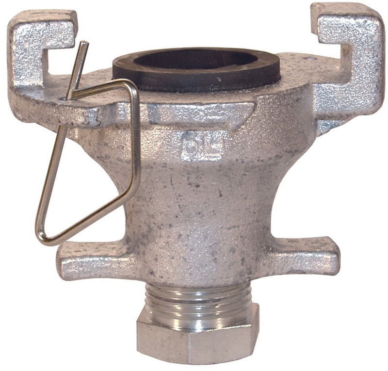 SL01 Sure-Lock® by Dixon Valve | Pneumatic Fitting | Blank End | Medium Head | Chicago Style | 1-1/2" to 2" Size | Iron