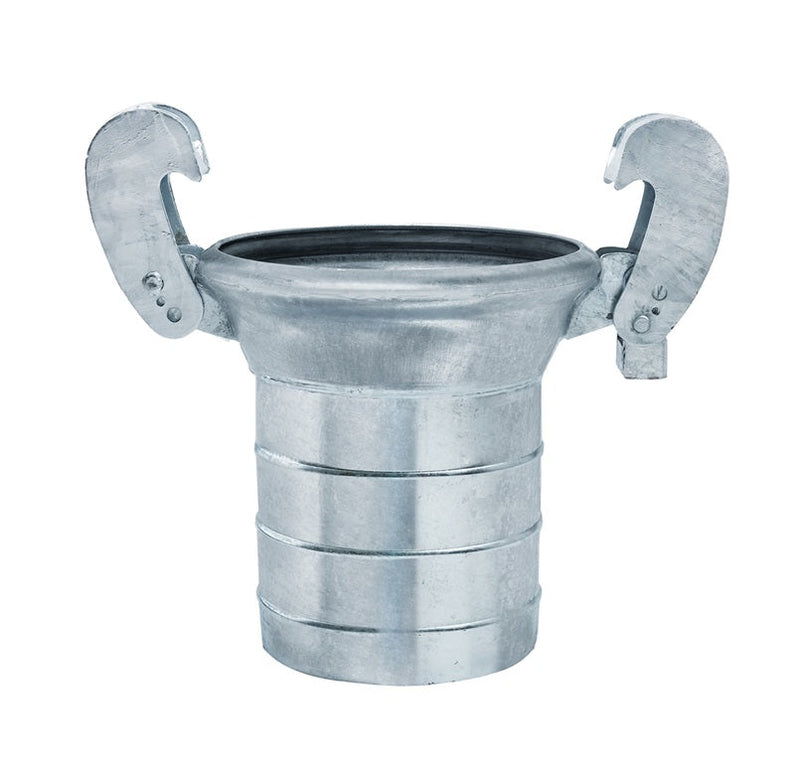 SLA-FH1000 by Kuriyama | SLA-FH Series | SPHERE LOCK™ Bauer Coupling | Type A | 10" Female Socket x 10" Hose Barb | Galvanized Steel
