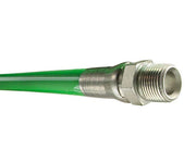 SLGR-MM08X200 Piranha® by Kuriyama | SLGR Series | Slither® Jetting Line Hose Assembly | 4000 PSI | 1/2" ID | 0.83" OD | 1/2" Male NPTF x 1/2" Male NPTF | Green | 200ft Length