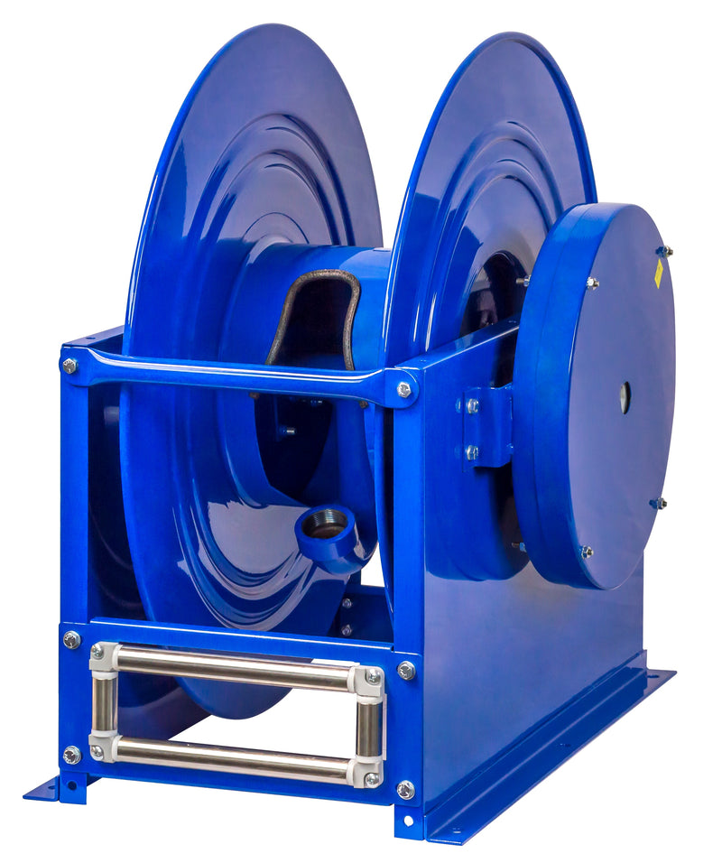 SLPL-850 by Coxreels | SP Series | 250 PSI Spring Driven Hose Reel | 1-1/2" Hose ID, 1-1/2" FNPT Inlet | Steel | 50ft Capacity, Hose Not Included