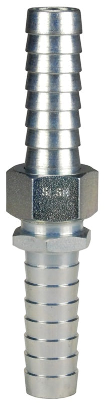 SLS607 by Dixon Valve | Long Shank Fitting | Complete Coupling | 3/4" Hose ID | 3/4" Male GHT x 3/4" Female GHT | Plated Steel