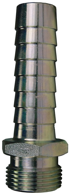 SLS517 by Dixon Valve | Long Shank Fitting | Male Coupling | 3/4" Male GHT x 5/8" Hose ID | Plated Steel