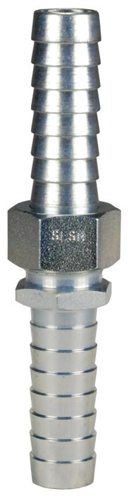 SLS808 by Dixon Valve | Long Shank Hose Coupling | Complete Coupling | 1" Hose ID | 1" Male NPSM x 1" Female NPSM | Plated Steel