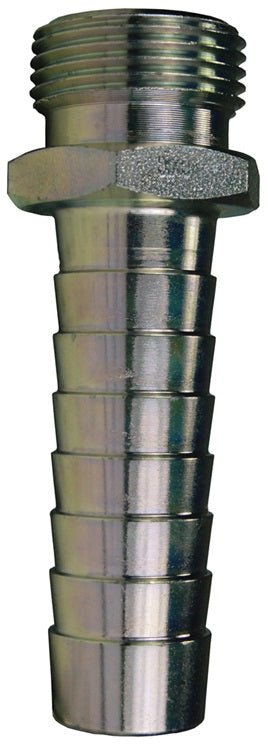 SLS818 by Dixon Valve | Long Shank Hose Coupling | Male Fitting | 1" Male NPSM x 1" Hose ID | Plated Steel