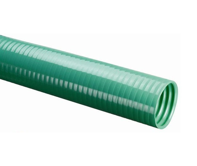 SLV-DRP3X3 Tigerflex® by Kuriyama | SLV-DRP™ Series | Flexible Banding Sleeve | for High-Profile Counterclockwise Helix Hoses | PVC | Fits 3.03" Hose ID | Green | 3ft Length