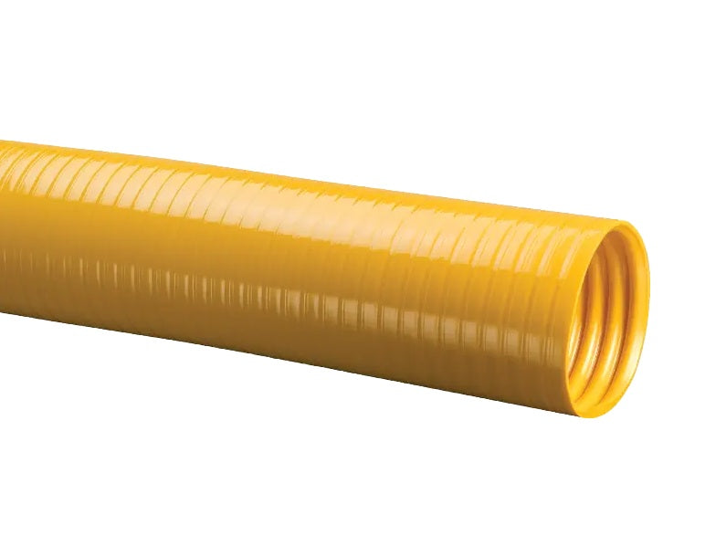 SLV-VAP4X3 Tigerflex® by Kuriyama | SLV-VAP™ Series | Flexible Banding Sleeve | for Low-Profile Counterclockwise Helix Hoses | PVC | Fits 4.04" Hose ID | Yellow | 3ft Length