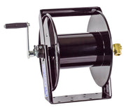 SM17-4-125 by Coxreels | SM Series | 4,000 PSI Swivel Mount Hand Crank Hose Reel | 1/2" Hose ID, 1/2" FNPT Inlet | Steel | 125ft Capacity, Hose Not Included
