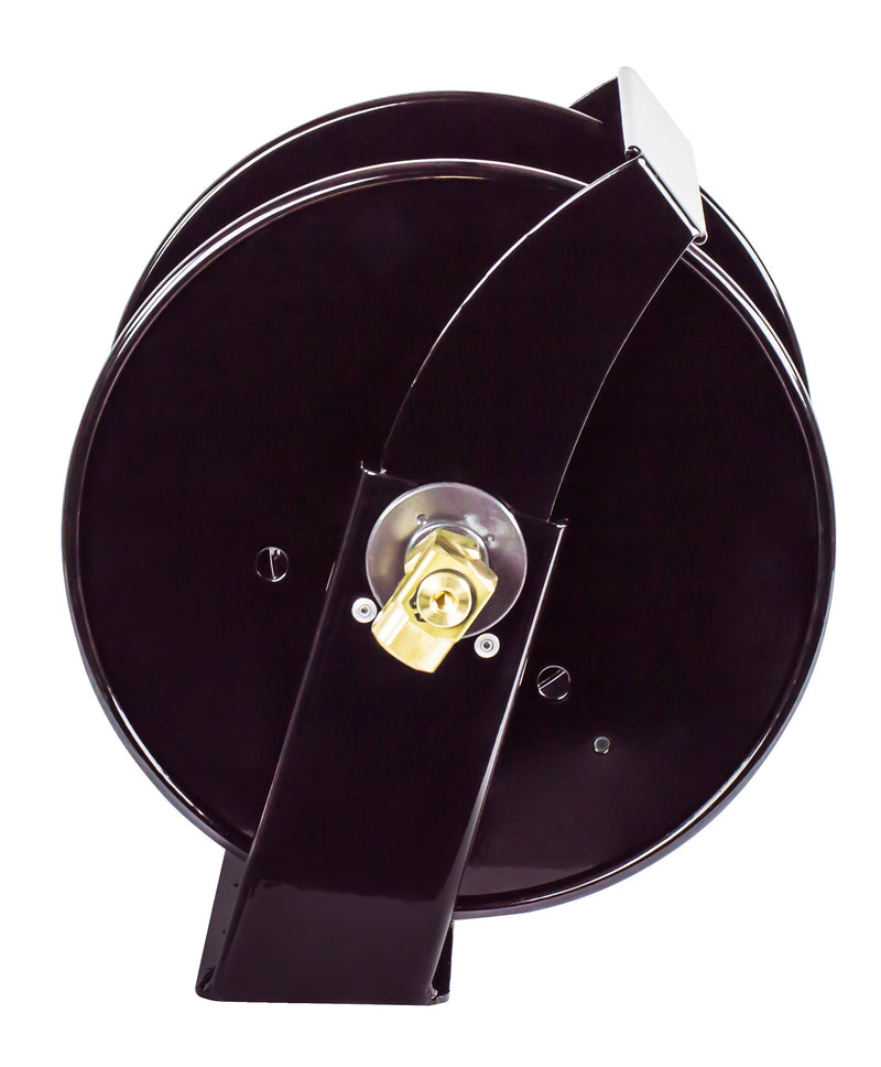 SM12-3-100 by Coxreels | SM Series | 4,000 PSI Swivel Mount Hand Crank Hose Reel | 3/8" Hose ID, 3/8" FNPT Inlet | Steel | 100ft Capacity, Hose Not Included