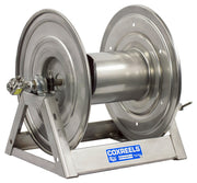 1125-4-100-SP by Coxreels | 1125-SS Series | 3,000 PSI Hand Crank Hose Reel | 1/2" Hose ID, 1/2" FNPT Inlet | Stainless Steel | 100ft Capacity, Hose Not Included