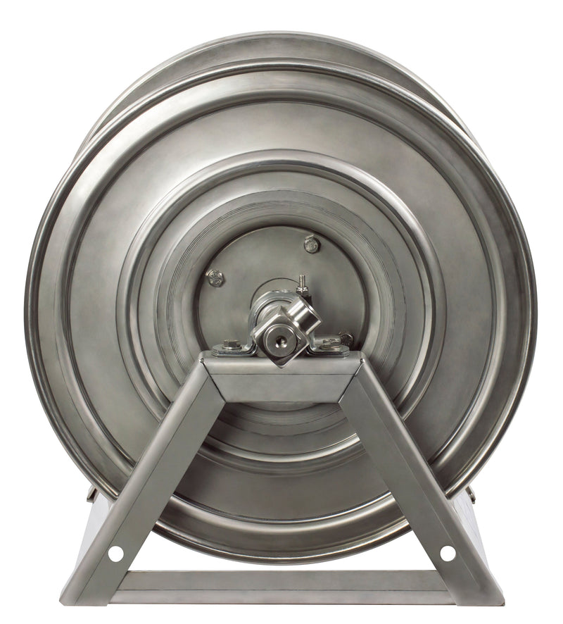 1125-4-200-SP by Coxreels | 1125-SS Series | 3,000 PSI Hand Crank Hose Reel | 1/2" Hose ID, 1/2" FNPT Inlet | Stainless Steel | 200ft Capacity, Hose Not Included